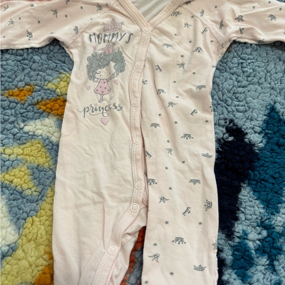 Mommy's Princess Pink Baby Onesie